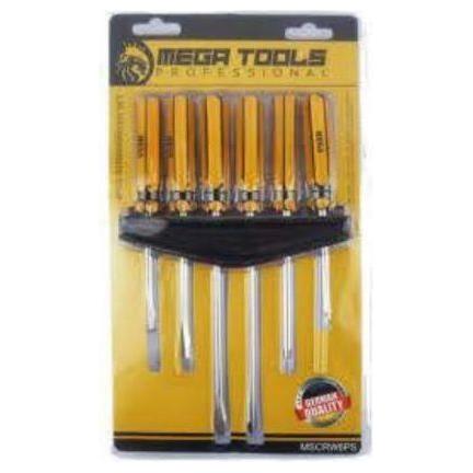 Megatools MSCRW6PS 6pcs Screwdriver Set - KHM Megatools Corp. Megatools MSCRW6PS 6pcs Screwdriver Set - KHM Megatools Corp.